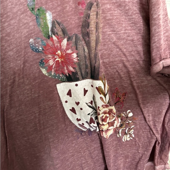 Mauve Cactus Maurice’s top - Picture 2 of 7